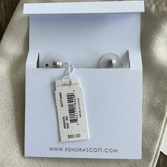 NWT Kendra Scott Aragon Drop Earrings - Picture 5 of 7